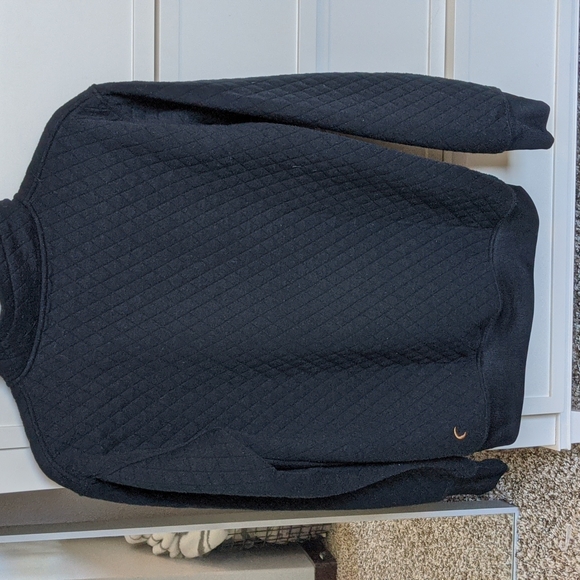 Zyia black quilted snap pocket sweatshirt - Picture 5 of 5